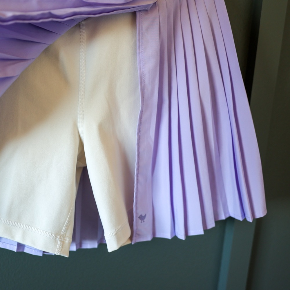 Bad Birdie Lilac Golf Skort - Picture 3 of 8